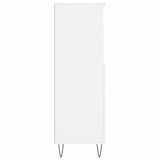 Highboard White 60x36x110 cm Engineered Wood 831484