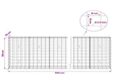 Gabion with 3.5 mm Wire and 10x10 cm Mesh 850x30x100 cm 3463211