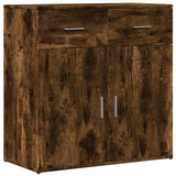Sideboard Smoked Oak 79x38x80 cm Engineered Wood 840524