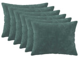 Cushion with Pillow HEERLEN 6 pcs Sea Blue Microfiber Fleece 927110