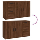 Sideboard Brown Oak 100x33x59.5 cm Engineered Wood 821003