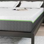 Mattress White and Grey 140 x 190 cm Pocket Spring 4106365