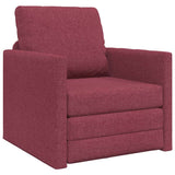 Sofa Bed Wine Red 74 x 77 x 81 cm Fabric 4106624