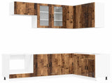 Kitchen Unit PORTO 8 pcs Old Wood Engineered Wood 3438495