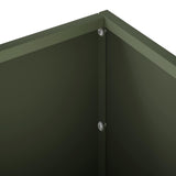 Garden Planter 2 pcs Olive Green 100 x 20 x 20 cm 8005183