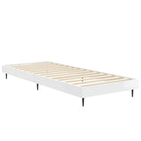 Bed Frame without Mattress High Gloss White 75x190 cm Small Single 832311