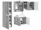 Bathroom Cabinet Set 5 pcs Grey Sonoma 50 x 14.5 x 70 cm 3407324