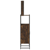 3 Piece Bathroom Furniture Set Smoked Oak Engineered Wood 3214822