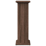 Display Stand with Storage Brown Oak 31x30x90 cm Engineered Wood 854613