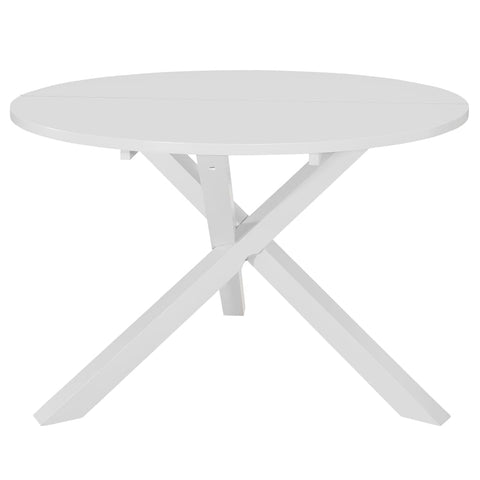 Dining Table White 120x75 cm MDF 247632