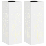 Solar LED Pathway Light 2 pcs Warm White 18 x 18 x 50 cm 879766