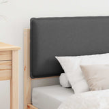 Bed Frame with Upholstered Headboard Dark Grey 75 x 190 cm 877880