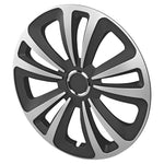 ZNTS ProPlus Wheel Covers Terra Silver and Black 16 4 pcs 443210