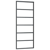 151014 Sliding Door ESG Glass and Aluminium 76x205 cm Black