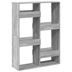 Bookcase Grey Sonoma 100x33x135 cm Engineered Wood 3309389