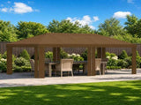 Gazebo Cover 6 x 3 m Taupe Polyester 190 gsm 900428