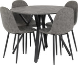 ZNTS Athens Round Dining Set 400-401-191