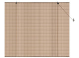 Roller Blind Brown 130 x 160 cm Bamboo 42039708