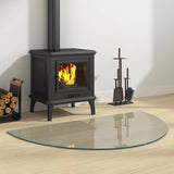 Fireplace Glass Plate Transparent 1000 x 600 mm Glass 353841