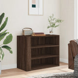 Wall Cabinet Brown Oak 75x35x60 cm Engineered Wood 848422