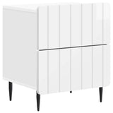 Bedside Cabinet High Gloss White 43 x 34.5 x 49.5 cm 894303