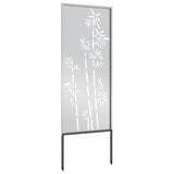Garden Privacy Screen Silver 50 x 140 cm Galvanised steel 876299