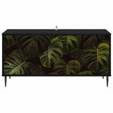 TV Cabinet ELBURG 102 x 33 x 51 cm Black Oak Engineered Wood 8007093