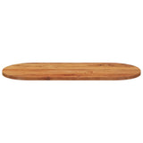 Table Top 110x50x3.8 cm Oval Solid Wood Acacia 370097