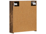 Bathroom Mirror Cabinet Smoked Oak 40 x 10.5 x 60.5 cm 889027