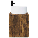 Wall-mounted Sink Vanity Smoked Oak 49 x 44.5 x 66 cm 890617