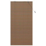 Roller Blind Brown 120 x 220 cm Bamboo 42006921