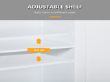 75x60cm Freestanding Bathroom Storage Cabinet Unit w/ 2 Drawers Cupboard Adjustable Shelf Metal T3398P341242