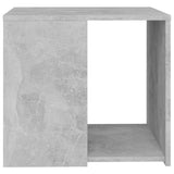 Side Table Concrete Grey 50x50x45 cm Engineered Wood 806386