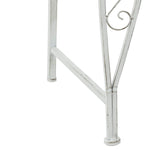Tree Bench 4-Seater 160 x 80 x 89 cm Steel Antique White 42029504