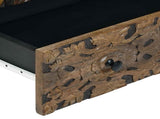 High Board with Shelf Brown 60 x 33.5 x 100 cm Solid Mango Wood 4018362