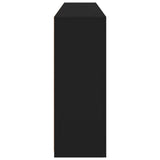 Sideboard with LED Lights Black 181.5x37x100 cm 3209178