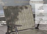 Four-Piece Metal Garden Sofa Set - Mixed Brown T3398P328417