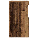LED Sideboard Old Wood 41 x 37 x 67 cm Engineered Wood 863036