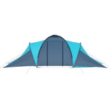 93183 Camping Tent 6 Persons Blue and Light Blue