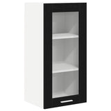Hanging Cabinet Black Oak 40 x 31 x 80 cm Engineered Wood 884300