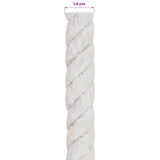 Rope White 1.4 x 1.4 x 10000 cm Cotton 42011868