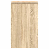 Garage Storage Cabinet Sonoma Oak 40x51x85 cm Solid Wood Pine 860591