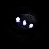 Outdoor Solar Lamp Set 6 pcs Fence Light Gutter Light Black 41180