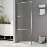 Shower screens Silver 90 x 195 cm Glass and Aluminium 146636