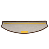 Stair Mats 15 pcs 65x24x4 cm Coffee Brown Half Round Large 133888
