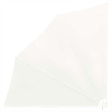 Collapsible Balcony Side Awning Cream 140x140 cm 41578