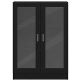 Book Cabinet Black Oak 82.5x30.5x115 cm Engineered Wood 862021
