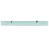 Floating Shelves 2 pcs Glass 100x10 cm 8 mm 3051501