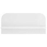 Wall Shelf 2 pcs High Gloss White 80.5 x 13.5 x 37.5 cm 8014954