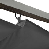 Pergola with Retractable Roof Anthracite 3x3 m Steel 180 g/m 312226